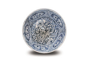 青花丹鳳紋大盤(pán)